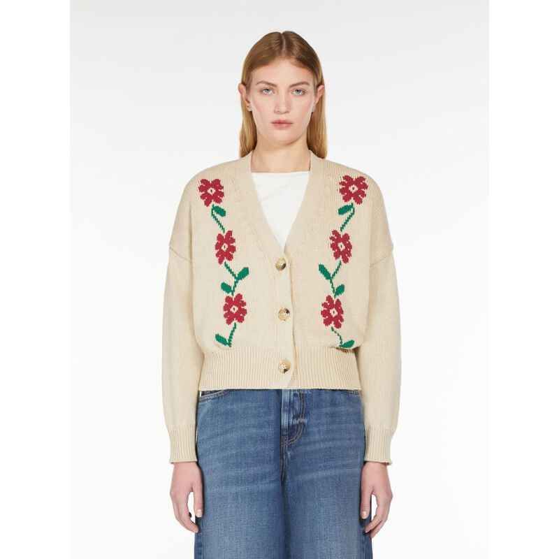 Weekend Max Mara Teulada Cotton Knit Cardigan image number 2